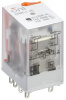 Реле интерфейсное ORM-1 2C 220В AC с LED и тестовой кнопкой ORM-1-2C-AC220V-L-B ONI